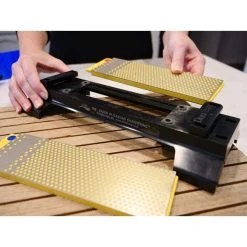 8 in. DuoSharp Plus Bench Stone Fine/Coarse with Base by DMT -Bessey Sales dmt sharpening stones wm8fc wb 4f 1000
