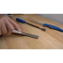 4 in. Mini Diamond Ski and Snowboard Stone Extra-Coarse Handheld Sharpener by DMT -Bessey Sales dmt sharpening stones ws4x 1f 1000