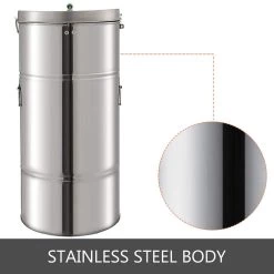 2 Frame Manual Honey Extractor Bee Extractor Honeycomb Spinner Crank Stainless Steel Beekeeping Equipment by VEVOR -Bessey Sales silver vevor multi tools lxxsdymj000000001v0 c3 1000