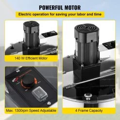 Electric Honey Extractor Separator 4-Frame Bee Extractor Stainless Steel Honeycomb Spinner Apiary Centrifuge Equipment by VEVOR 14 Electric Honey Extractor Separator 4-Frame Bee Extractor Stainless Steel Honeycomb Spinner Apiary Centrifuge Equipment by VEVOR -Bessey Sales silver vevor multi tools s 4xxddymj0000001v1 4f 1000