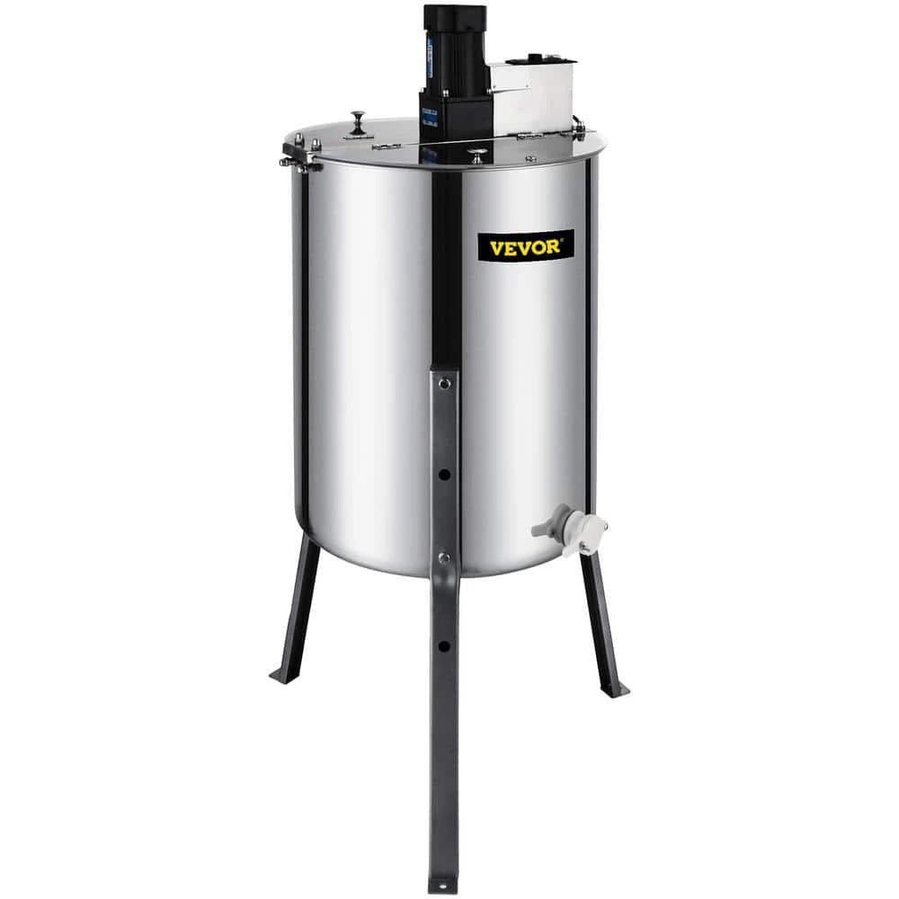 Electric Honey Extractor Separator 4-Frame Bee Extractor Stainless Steel Honeycomb Spinner Apiary Centrifuge Equipment by VEVOR 1 Electric Honey Extractor Separator 4-Frame Bee Extractor Stainless Steel Honeycomb Spinner Apiary Centrifuge Equipment by VEVOR