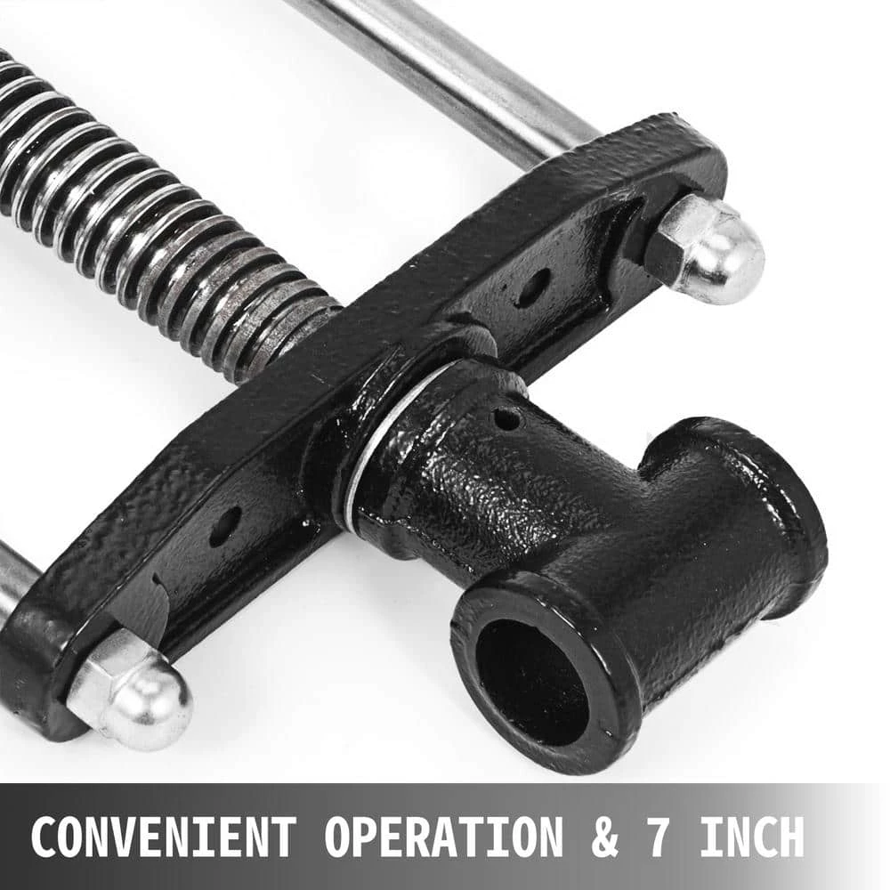 Woodworking Bench Vise 7 in. Heavy-Duty Steel and Cast Iron Structure Woodworking Front Vise by VEVOR 4 Woodworking Bench Vise 7 in. Heavy-Duty Steel and Cast Iron Structure Woodworking Front Vise by VEVOR - Image 4