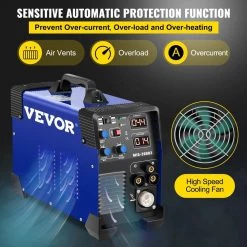 3 in 1 MIG/TIG/MMA Arc Welder 200 Amp Lift Welding Machine 220-Volt DC Portable with IGBT Inverter and Digital Display by VEVOR 13 3 in 1 MIG/TIG/MMA Arc Welder 200 Amp Lift Welding Machine 220-Volt DC Portable with IGBT Inverter and Digital Display by VEVOR -Bessey Sales vevor multi process welders dhjmig 2003in1001v4 fa 1000