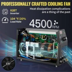 3 in 1 TIG/Stick/Clean Welder 110-Volt Digital Arc Welding Machine High Frequency with IGBT Inverter by VEVOR -Bessey Sales vevor multi process welders dhjshhdqxmctiymq4v1 4f 1000