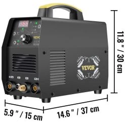 3 in 1 TIG/Stick/Clean Welder 110-Volt Digital Arc Welding Machine High Frequency with IGBT Inverter by VEVOR -Bessey Sales vevor multi process welders dhjshhdqxmctiymq4v1 76 1000