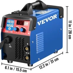 3 in 1 MMA/MIG/LIFT TIG Combo Welder 130 Amp 110-Volt IP21S Welding Machine with IGBT Inverter, Free Welding Wires Gun by VEVOR -Bessey Sales vevor multi process welders mighj130szhjm0001v1 76 1000