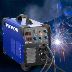 3 in 1 MIG TIG MMA Arc Welder 250 Amp Lift ARC Welding Machine 110/220-Volt with Stick IGBT DC Inverter Digital Display by VEVOR -Bessey Sales vevor multi process welders mighj250shy000001v1 31 1000