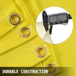 10 ft. x 10 ft. Emergency Fire Blanket Fiberglass Heat Resists 1022°F Welding Mat with Carry Bag, Gold by VEVOR -Bessey Sales vevor welding accessories ht10x10gd00000001v0 4f 1000