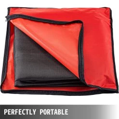 10 ft. x 10 ft. Emergency Fire Blanket Fiberglass Heat Resists 1022°F Welding Mat with Carry Bag, Black by VEVOR -Bessey Sales vevor welding accessories ht10x10hs00000001v0 fa 1000