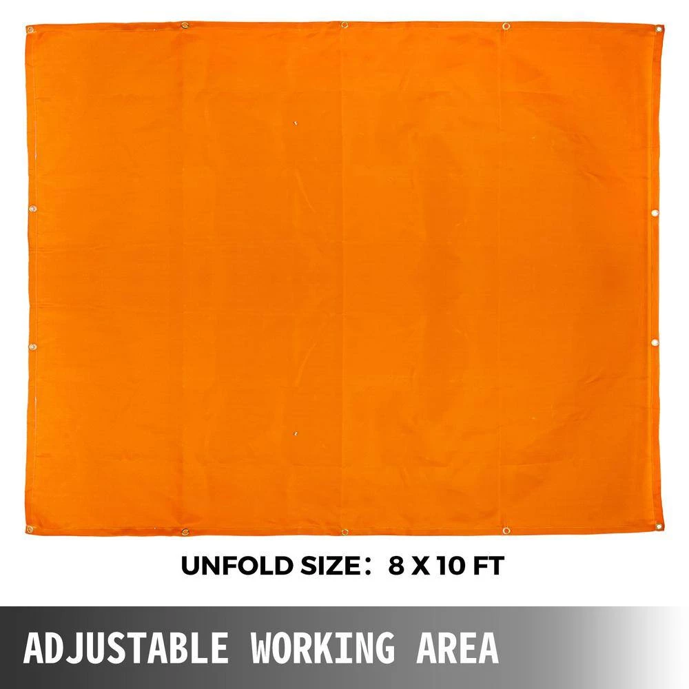 8 ft. x 10 ft. Emergency Fire Blanket Fiberglass Heat Resists 1022°F Welding Mat with Carry Bag, Orange by VEVOR 4 8 ft. x 10 ft. Emergency Fire Blanket Fiberglass Heat Resists 1022°F Welding Mat with Carry Bag, Orange by VEVOR - Image 4