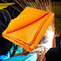 8 ft. x 10 ft. Emergency Fire Blanket Fiberglass Heat Resists 1022°F Welding Mat with Carry Bag, Orange by VEVOR 15 8 ft. x 10 ft. Emergency Fire Blanket Fiberglass Heat Resists 1022°F Welding Mat with Carry Bag, Orange by VEVOR -Bessey Sales vevor welding accessories ht8x10js000000001v0 31 1000