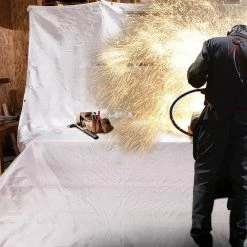 2PCS 6 ft. x 10 ft. Emergency Fire Blanket Fiberglass Heat Resists 1022°F Welding Blanket Mat with Carry Bag, White by VEVOR -Bessey Sales vevor welding accessories htbsjbdd6x102nl8sv0 31 1000