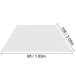 2PCS 6 ft. x 10 ft. Emergency Fire Blanket Fiberglass Heat Resists 1022°F Welding Blanket Mat with Carry Bag, White by VEVOR -Bessey Sales vevor welding accessories htbsjbdd6x102nl8sv0 76 1000