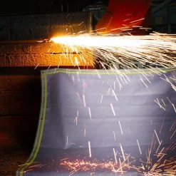 Square Fire Pit Mat 67 in. x 60 in. Fireproof Mat 1022°F with 10 Stainless-Steel Grommets and 6 Silver Screws, Gray by VEVOR -Bessey Sales vevor welding accessories hthsbddw67x60xuv3v0 31 1000