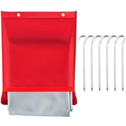 Square Fire Pit Mat 67 in. x 60 in. Fireproof Mat 1022°F with 10 Stainless-Steel Grommets and 6 Silver Screws, Gray by VEVOR