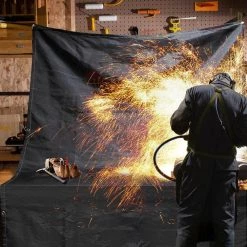 2PCS 6 ft. x 10 ft. Emergency Fire Blanket Fiberglass Heat Resists 1022°F Welding Mat with Carry Bag, Black by VEVOR 15 2PCS 6 ft. x 10 ft. Emergency Fire Blanket Fiberglass Heat Resists 1022°F Welding Mat with Carry Bag, Black by VEVOR -Bessey Sales vevor welding accessories hthsjbdd6x102ty0fv0 31 1000