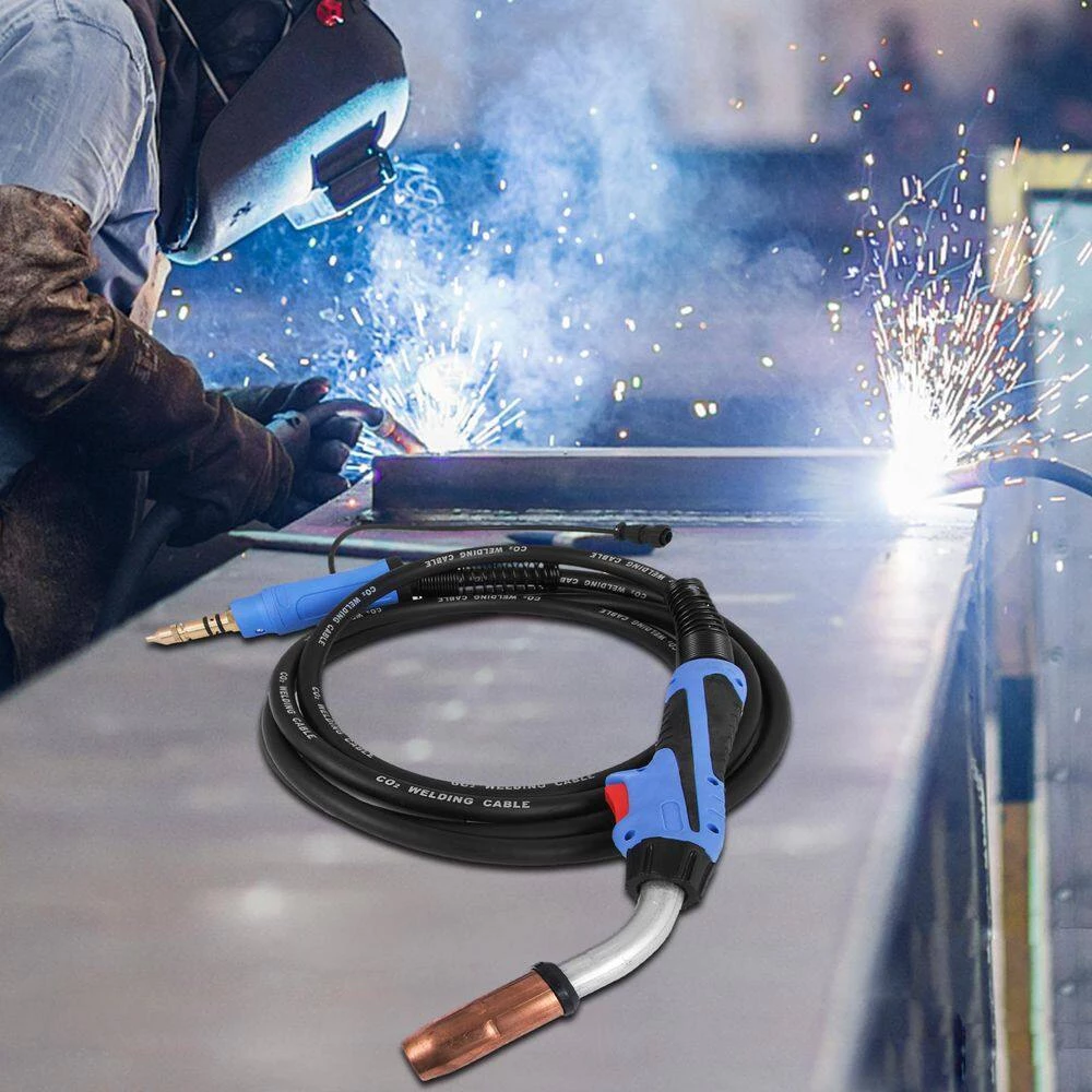 MIG Welding Gun 15 ft. 250 Amp Welding Torch Stinger for M-25 Miller Welder Gun fit 0.03 in. to 0.035 in. Wire by VEVOR 8 MIG Welding Gun 15 ft. 250 Amp Welding Torch Stinger for M-25 Miller Welder Gun fit 0.03 in. to 0.035 in. Wire by VEVOR - Image 8