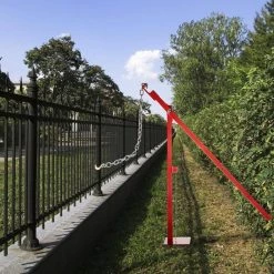 Post Puller 42 in. L Chain Fence Pry Level Bars 32 in. Standing Frame Wood Post Puller Set with Lifting Chain, Red by VEVOR -Bessey Sales vevor wrecking pry bars gllbg5u0k0gch55hpv0 31 1000