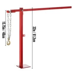 Post Puller 42 in. L Chain Fence Pry Level Bars 32 in. Standing Frame Wood Post Puller Set with Lifting Chain, Red by VEVOR -Bessey Sales vevor wrecking pry bars gllbg5u0k0gch55hpv0 d4 1000